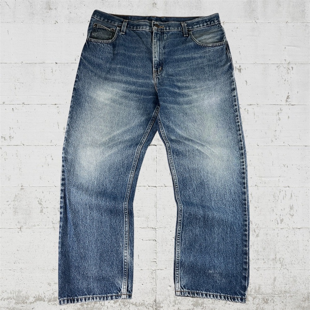 Arizona Jeans Men 38x29 Fit Blue Straight Leg Medium Wash Denim Y2K Grunge Baggy